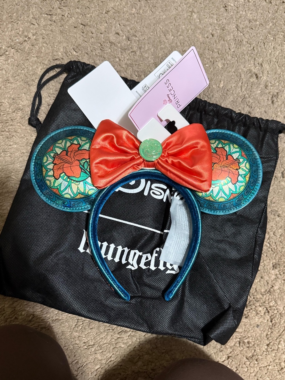 Loungefly Disney Princess Stained Glass Collection Moana Disney Ears Headband